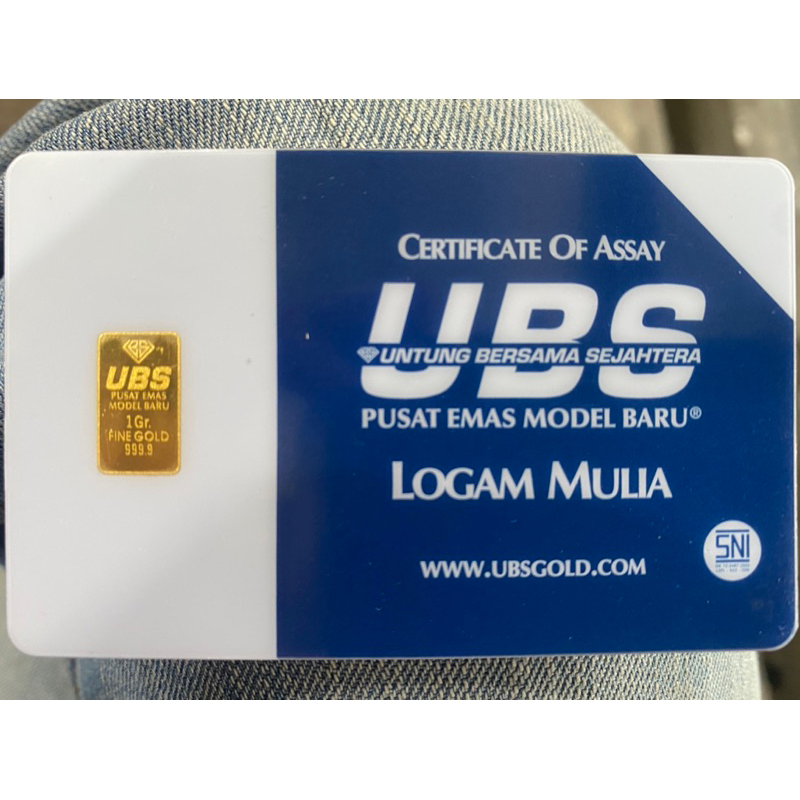 Logam Mulia UBS 1 gram