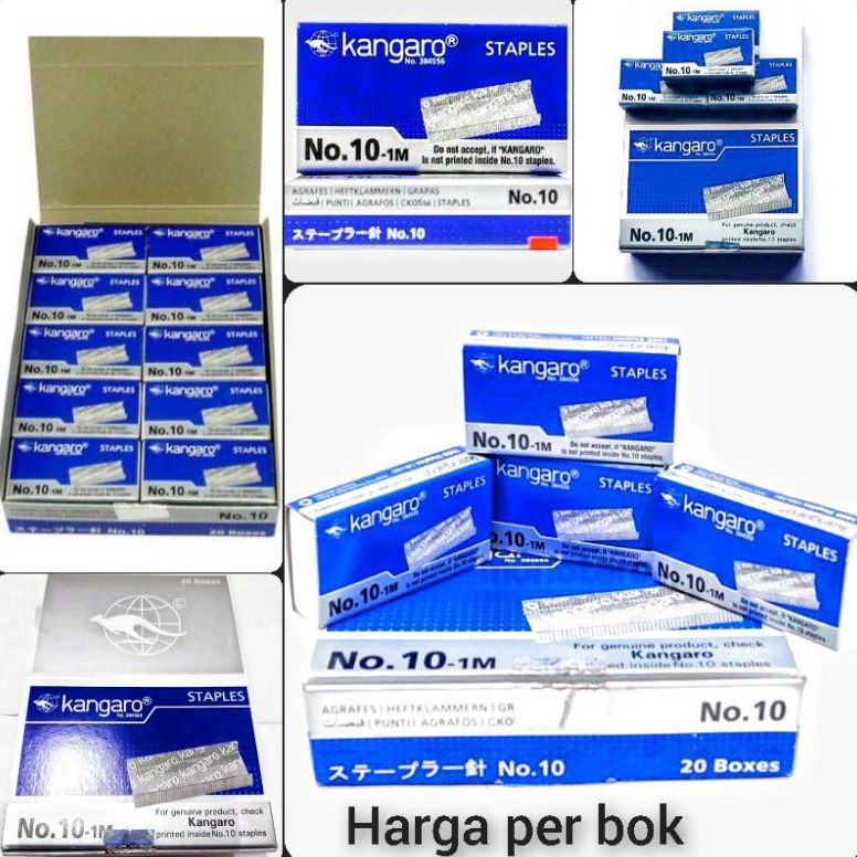 

NLK628 88 Isi Staples Kangaro No11M 1pak2 kotak