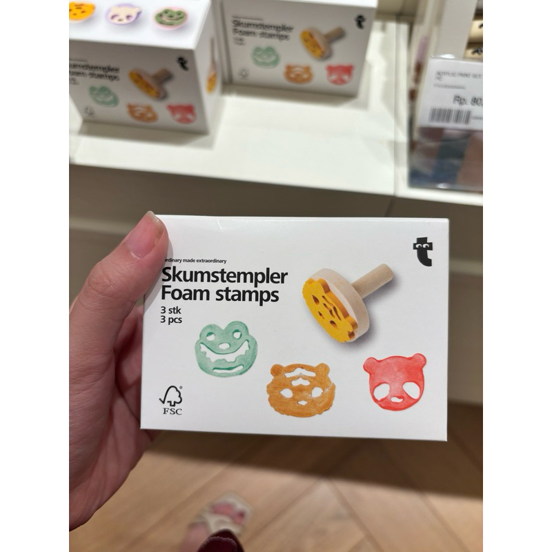 

FLYING TIGER - Foam Stamp 3pcs