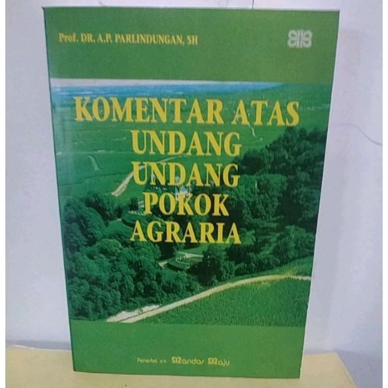 komentar undang undang pokok agraria