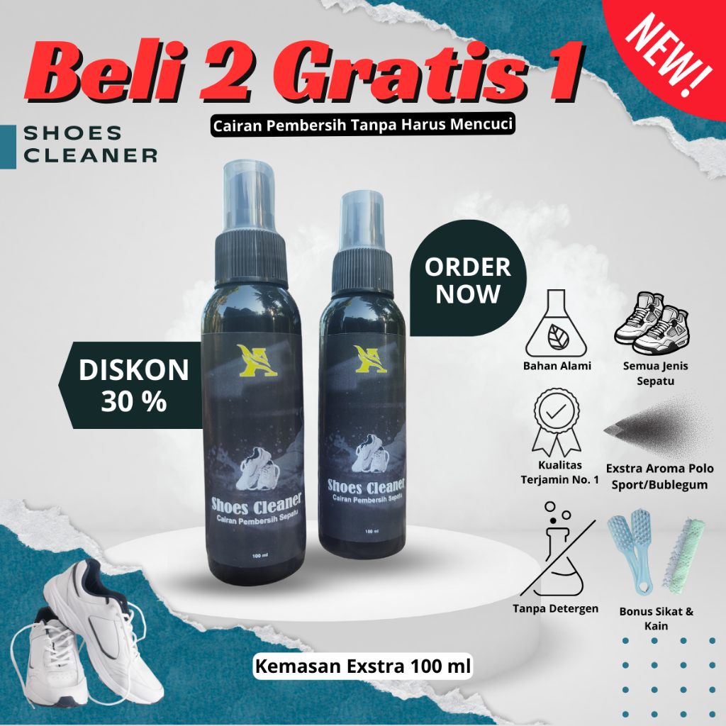 Pembersih  Sepatu Tas Multifungsi Shoes Cleaner Exstra Parfum