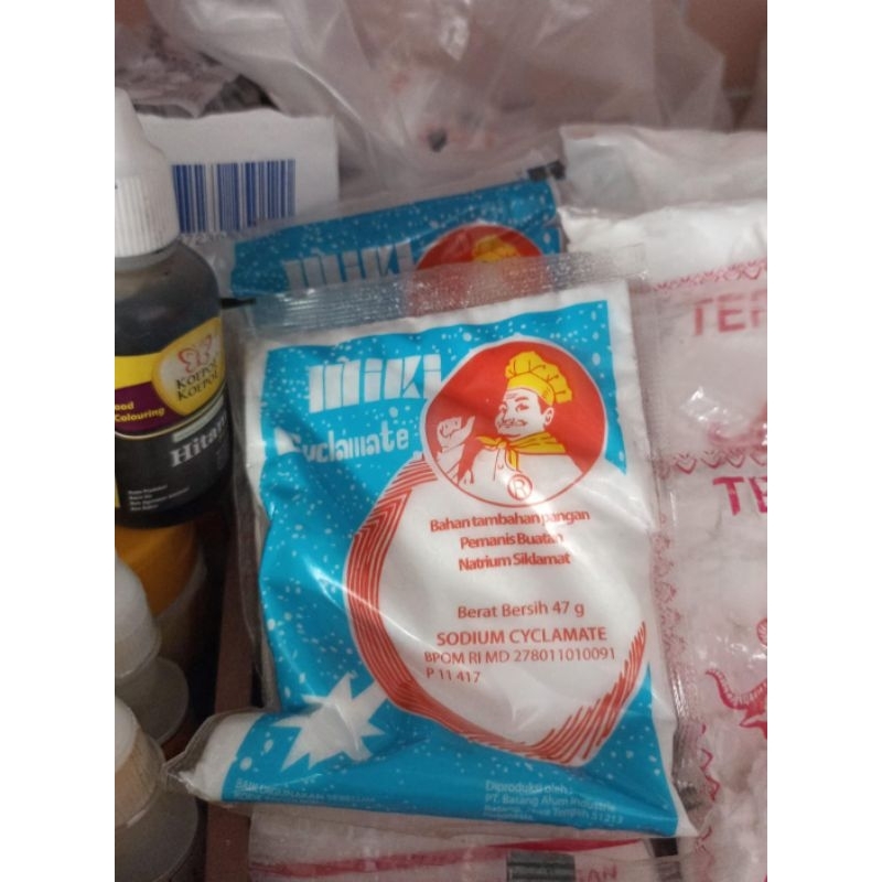 

MIKI!!! Cyclamate bahan tambahan pangan Pemanis buatan natrium siklamat 47 g