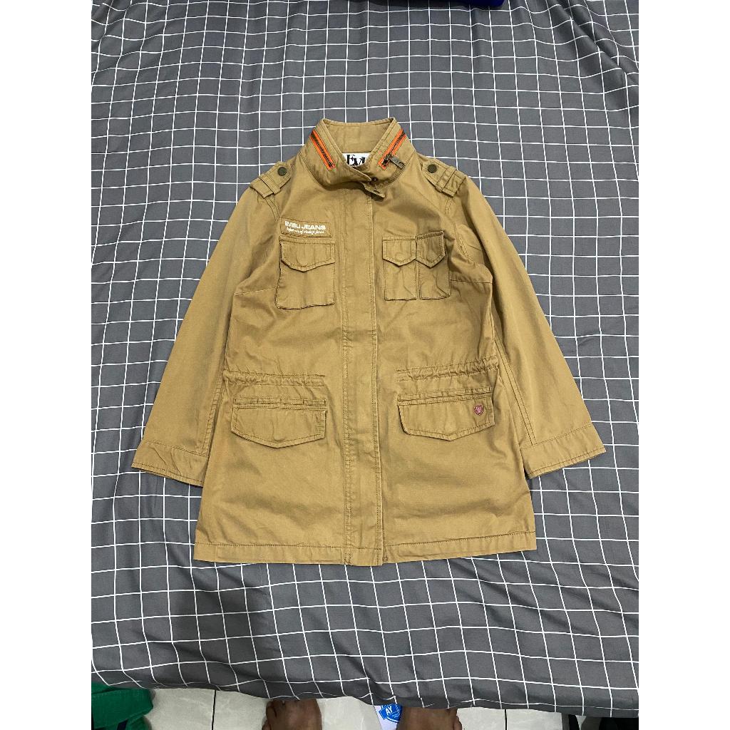 Jaket Parka Evisu jeans vintage mantab