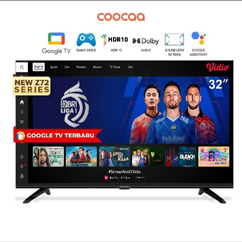 GOOGLE TV 32 INCH COOCAA 32Z72