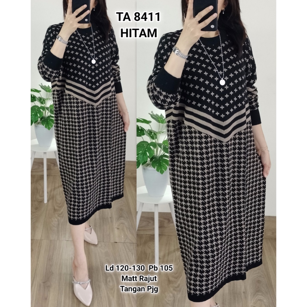 8411 Long Tunik Rajut Bangkok