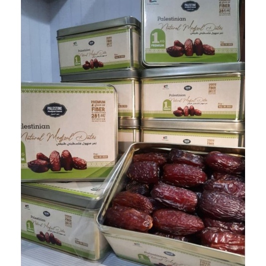 

READY STOK kurma medjool palestin 1kg jumbo grade A