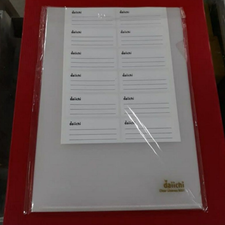 

DDA765 Terbaru 33 Map L A4 Daichii Clear Holder Clear Sleeves 91