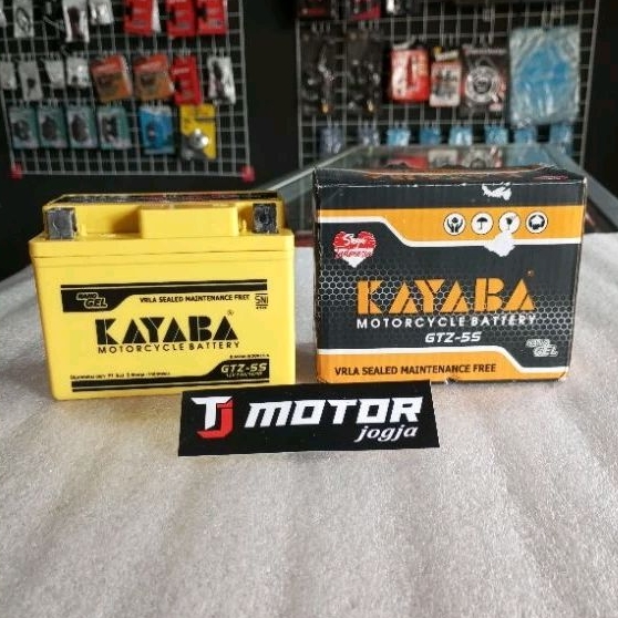 AKI MOTOR KAYABA GTZ5S ORIGINAL AKI  KERING MOTOR HONDA BEAT VARIO MIO VIXION