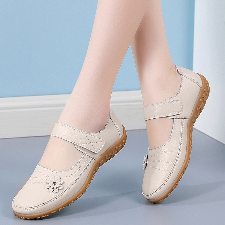 Langsung Atc FOKU Sepatu Flat Wanita Sepatu Kulit Wanita Casual