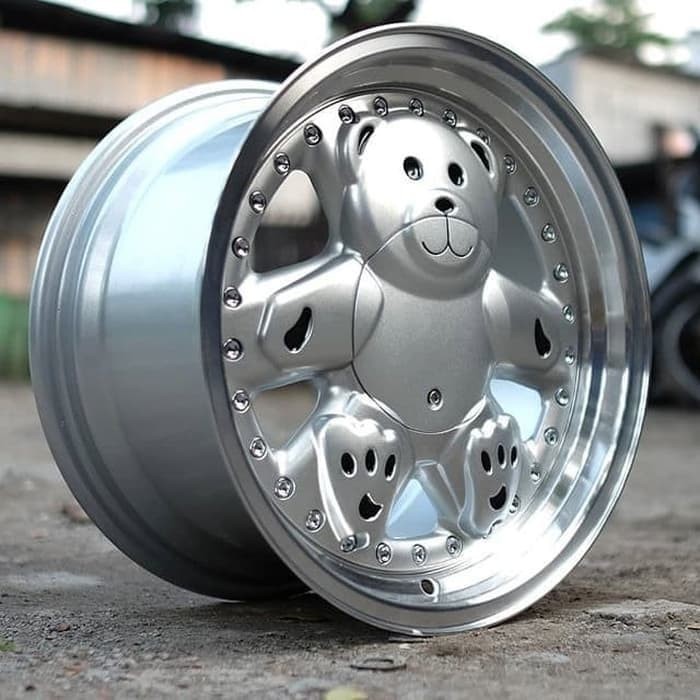 Velg Mobil Terbaru R15 HSR BEAR HSR Velg Unyu Cocok Buat S-presso Kijang Ignis Agya  Avanza Swift