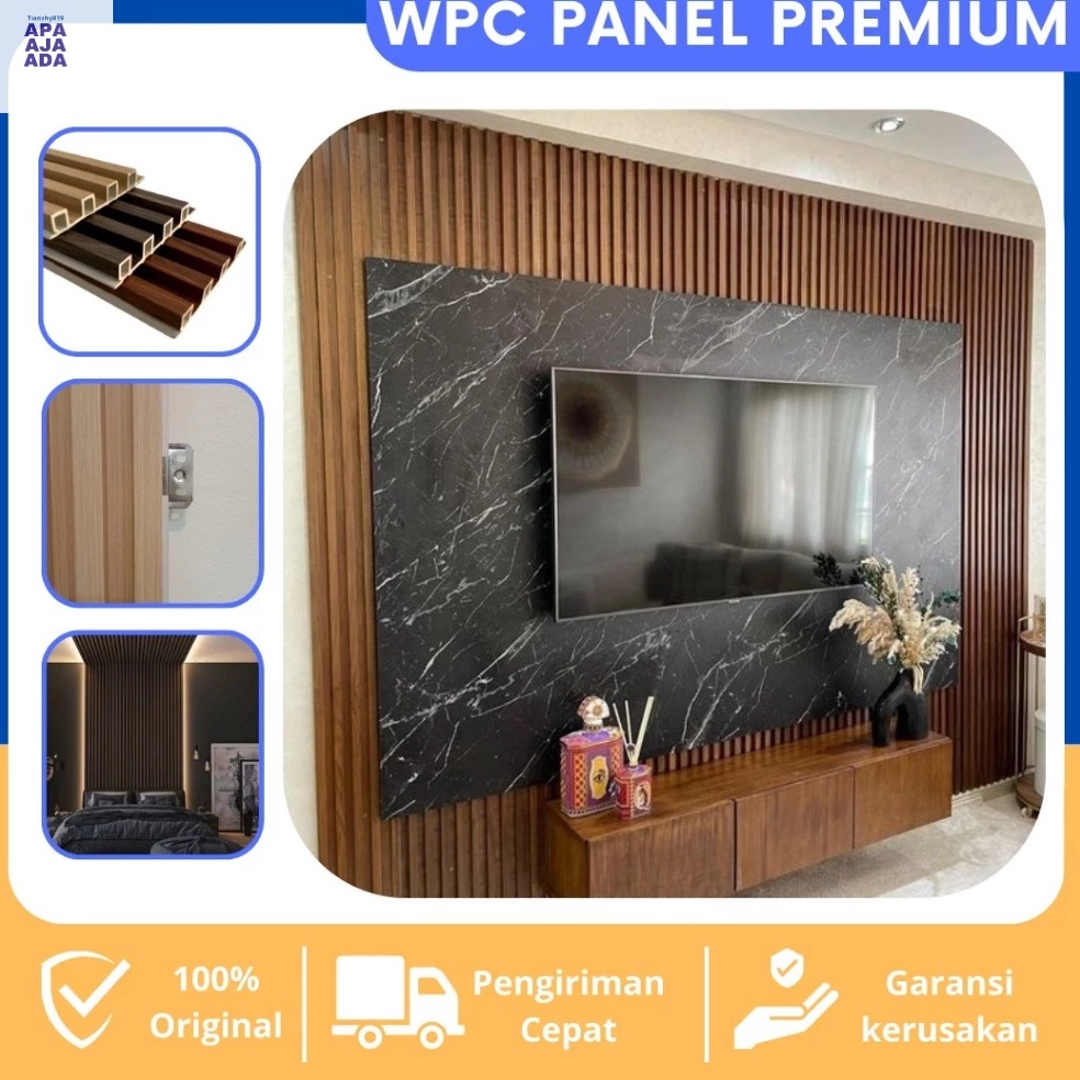 CHEKOUT WPC PANEL SALEEEE PAKET USAHA Wpc panel PREMIUM 3meterkisikisiWallpanelWpc murah