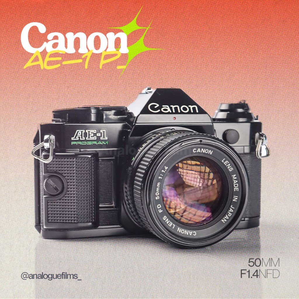 Kamera Analog Canon AE-1 Program kit 50mm f1.4 New FD Mint (2)