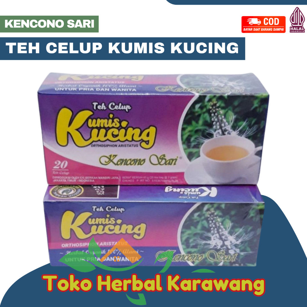 

Teh Celup Kumis Kucing Kencono Sari - Teh Herbal 100% Original