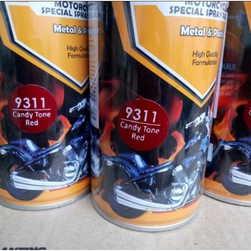 Pilox Diton premium candytone red 9311 400cc candy tone merah cat semprot diton premium