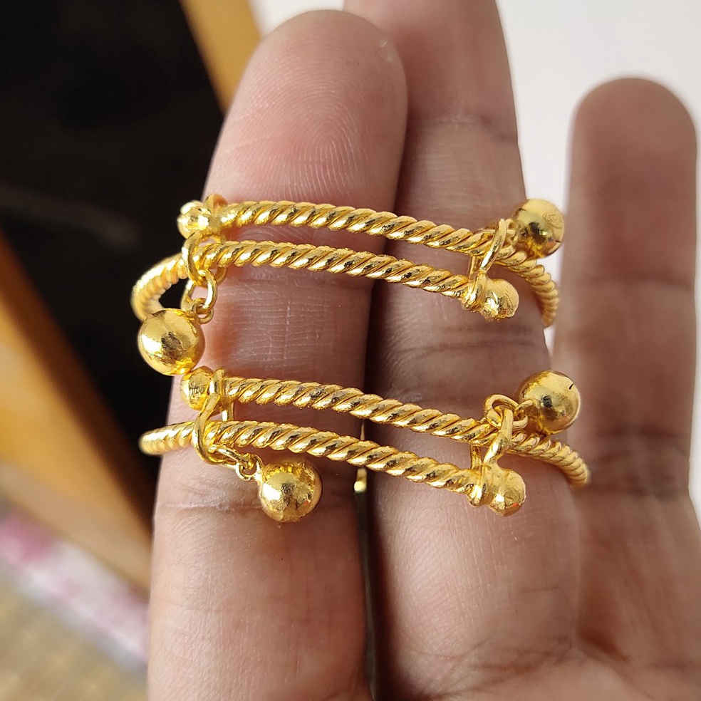NTN817 SALE Gelang Lilit Anak Lapis Emas Asli