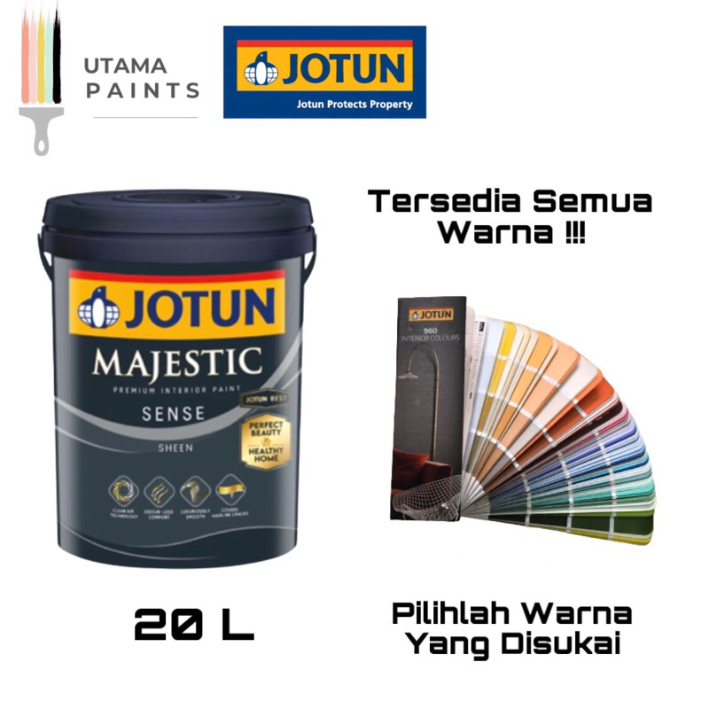 CAT TEMBOK INTERIOR JOTUN MAJESTIC SENSE 20L