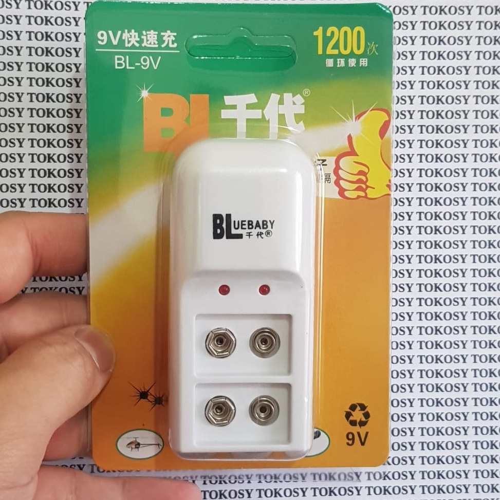 Murah Charger Kotak 9v  Battery Charger 9 volt BL9V