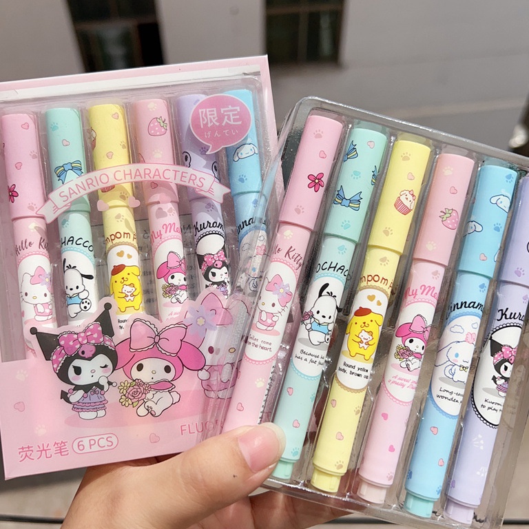 

WSO418 MPD Stabilo sanrio highlighters sanrio kuromi melody cinnamoroll