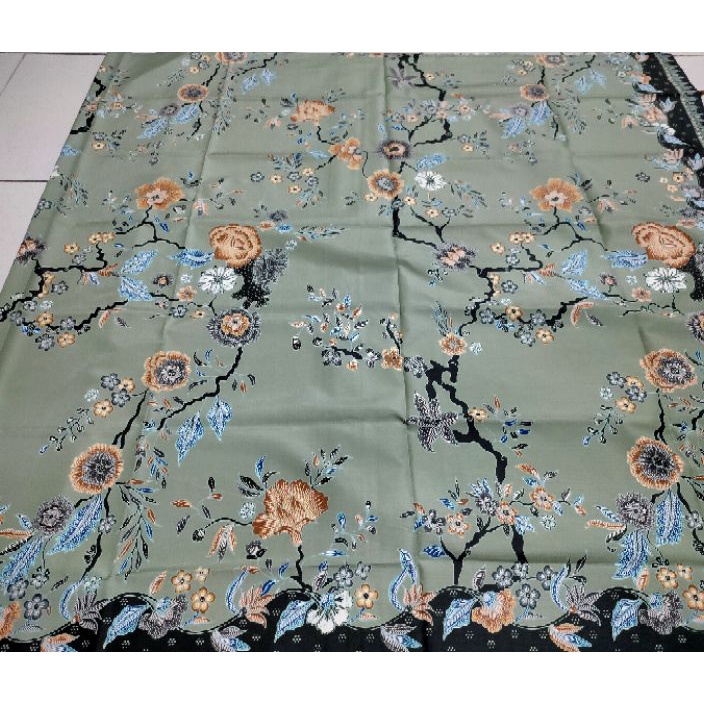 Terlaku Kain Panjang Batik Unggul Jaya Special Hijau Sage Bagus  Kain Batik Panjang Hijau Sage