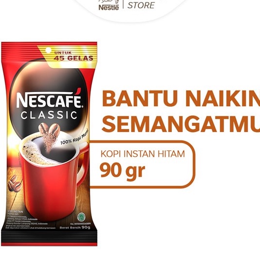

XC26619 NESCAFE CLASSIC Kopi Instan Sachet Bag 9gr