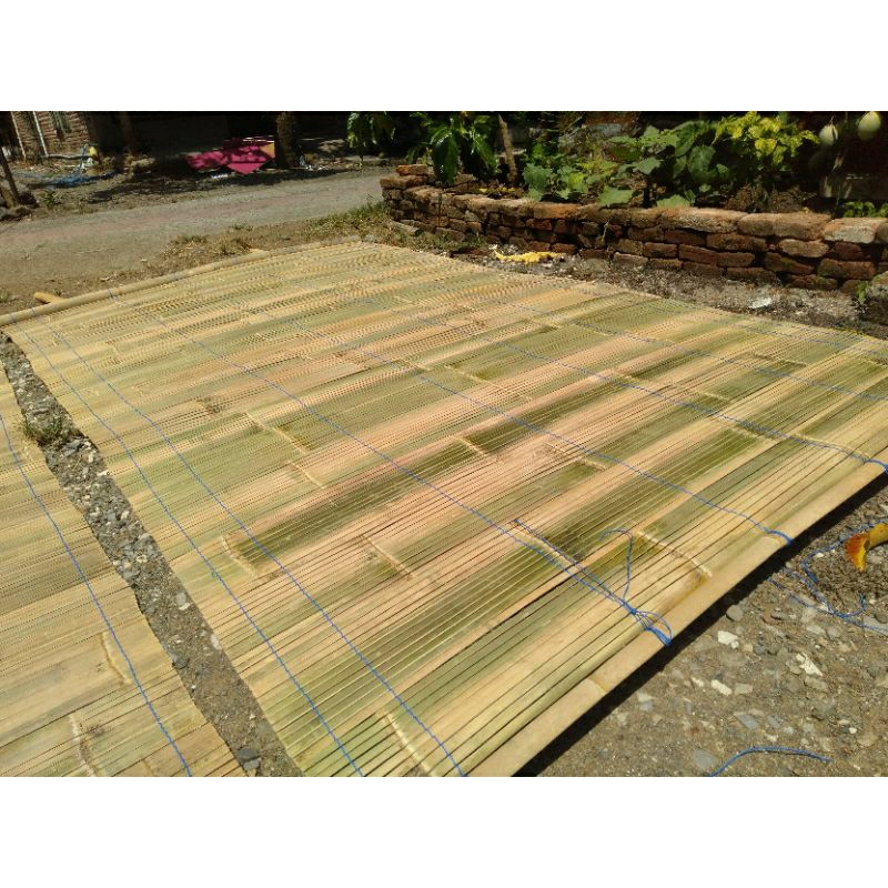 TIRAI BAMBU / Kerey Bambu Lampit ukuran 1 x  2 meter. MURAH