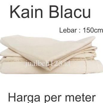 Order Kain Blacu Belacu Blaco kanvas lukis Meteran lebar 15cm
