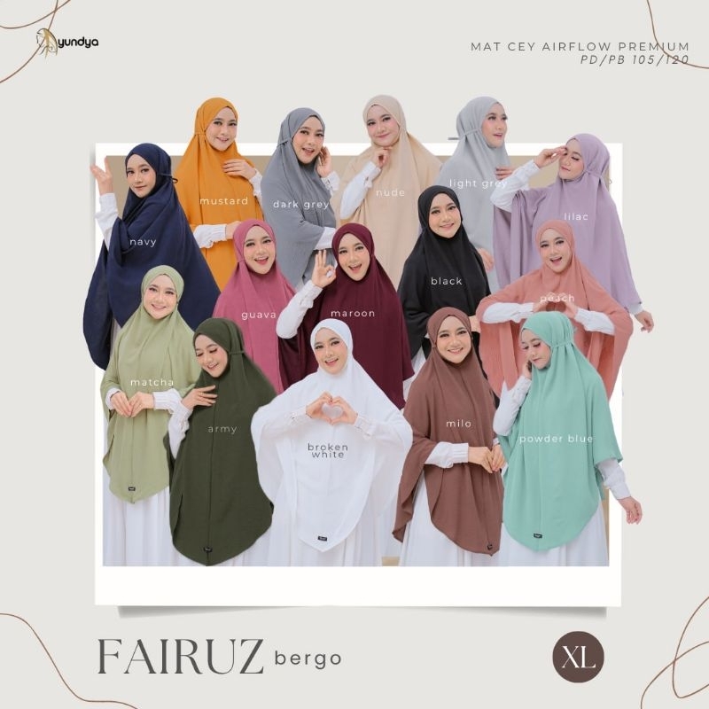 Bergo Fayra Crinkle by Yundya