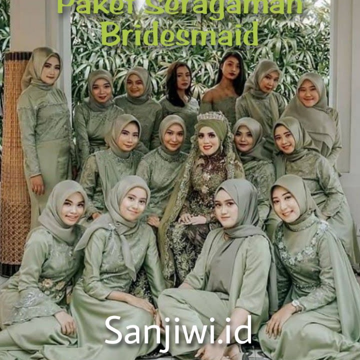 88 Paket Seragaman Bridesmaid  Baju Nikah  Baju Wisuda Seragaman Keluarga