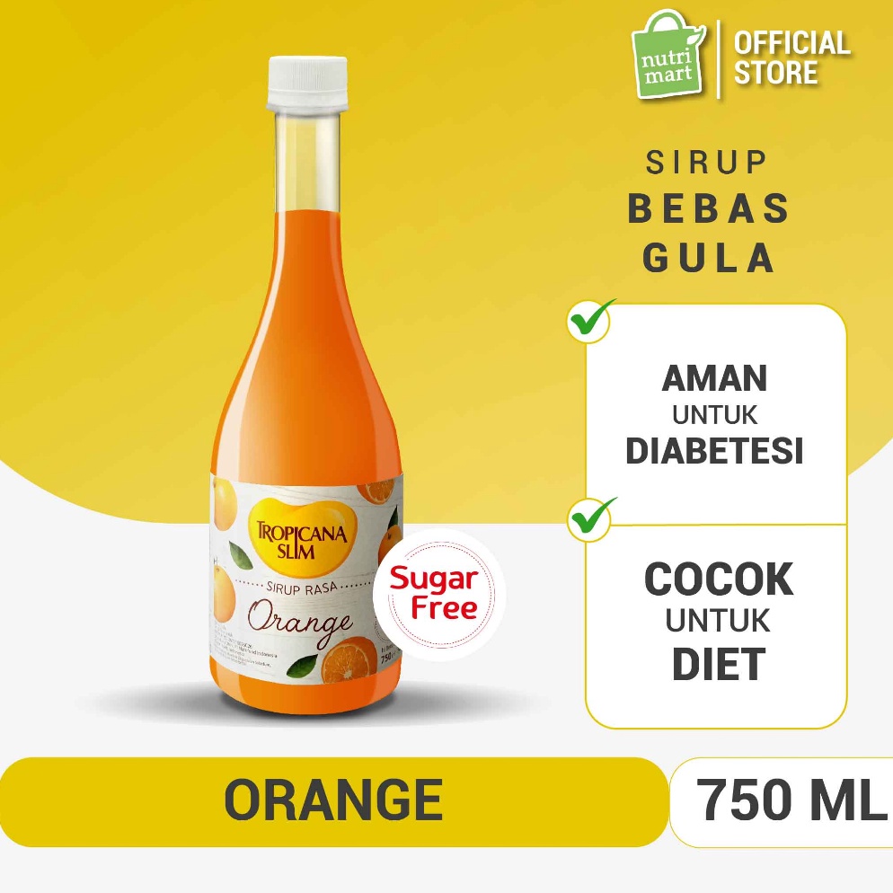 

ETA113 Perdana Tropicana Slim Syrup Orange 75ml Sirup Jeruk Bebas Gula