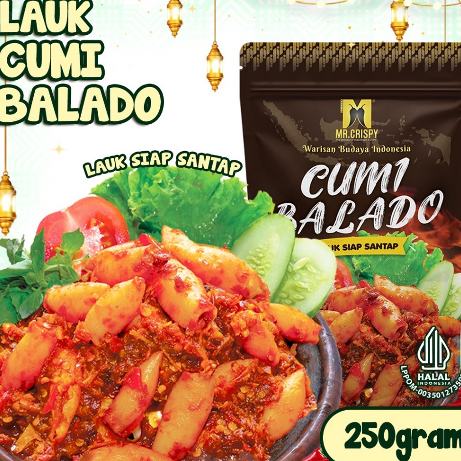 

TERMURAH LAUK CUMI BALADO IKAN BILIS BALADO IKAN GABUS BALADO MR CRISPY