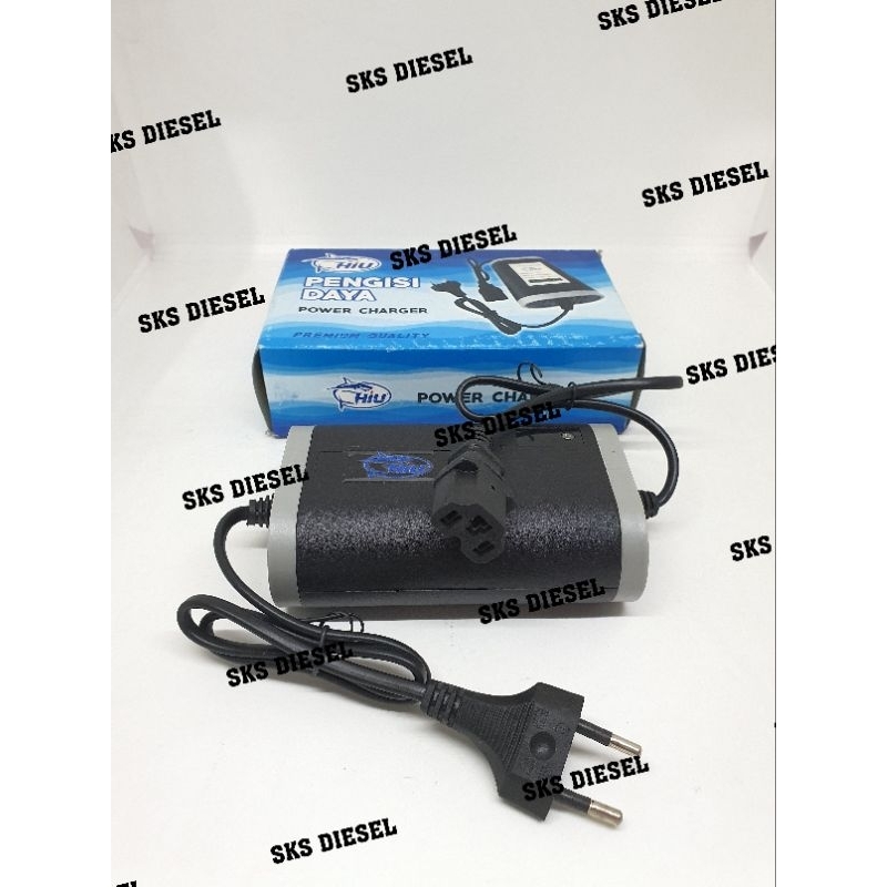 Charger Cas Aki Sprayer Elektrik Pompa Hama 16 Liter Hiu Original