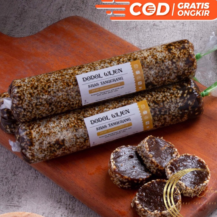 

Ready Stok Dodol Wijen Khas Tangerang 25 gr Halal Fresh