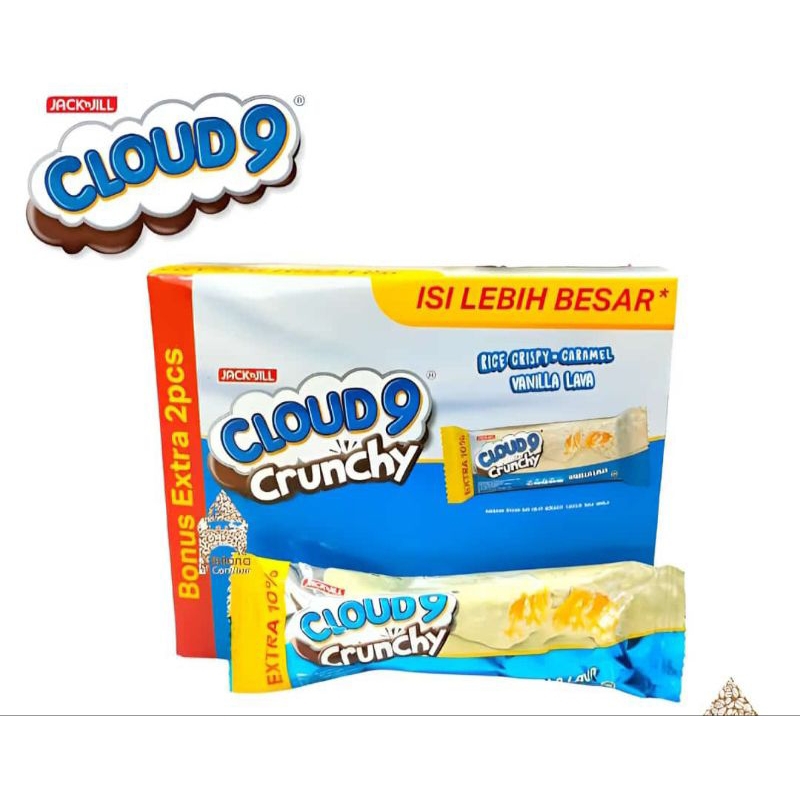 

cloud 9 crunchy vanilla isi 24 pcs