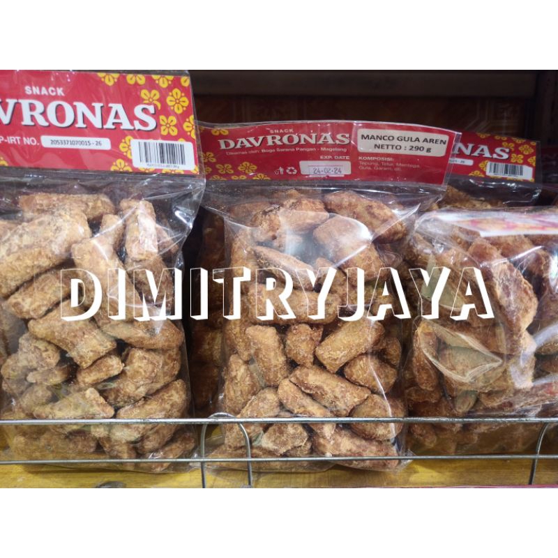 

Manco Gula Aren Davronas 290 gram / Oleh Oleh Magelang Temanggung Wonosobo Yogyakarta / Keripik Kerupuk Cemilan Snack