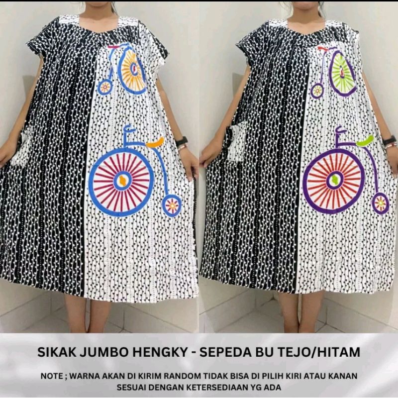 Daster Hengky Jumbo Sepeda