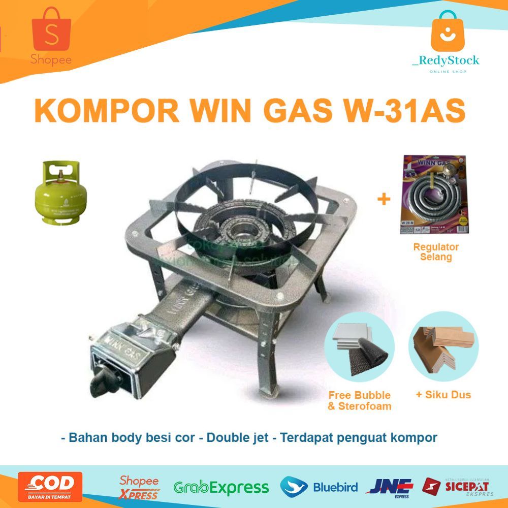 Winn Gas Kompor Cor Dagang Win W 31 As kompor gas kompor cor kompor dagang kompor satu tungku kompr 