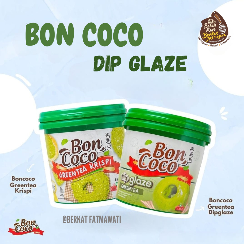 

DIP GLAZE BON COCO / SELAI DONAT / 1 KG / CLARIS DIP GLAZE
