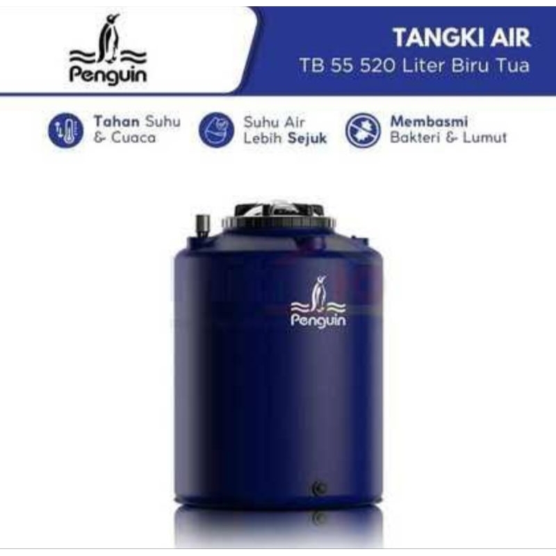 Torent / Tangki / Tandon Air Penguin 520 liter Biru