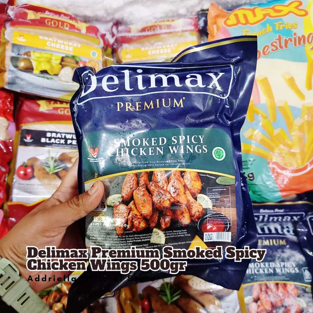 

ADDRIELLA Delimax Premium Chicken Wing 500gr | Delimax/Frozenfood/Frozenfood Murah