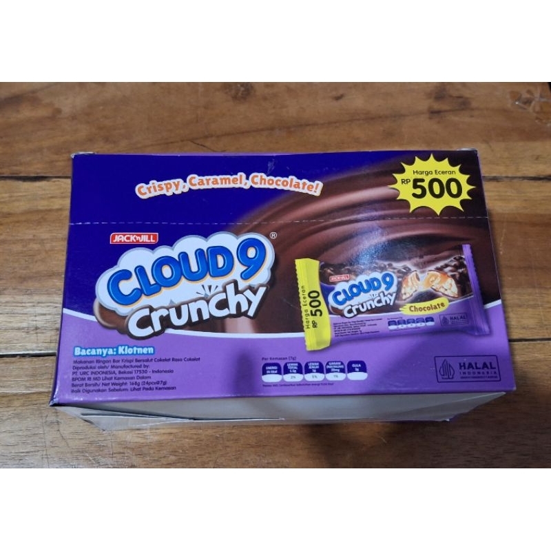 

klotnen Cloud 9 crunchy chocolate (24 pcs x 7g)