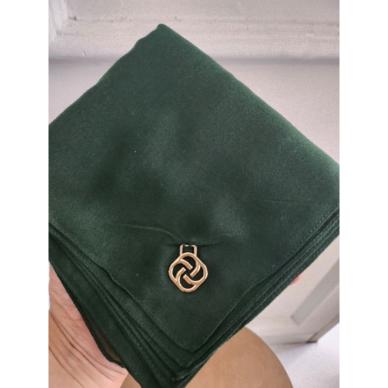 Hijab Deenay Liza Matte Emerald With New Logo