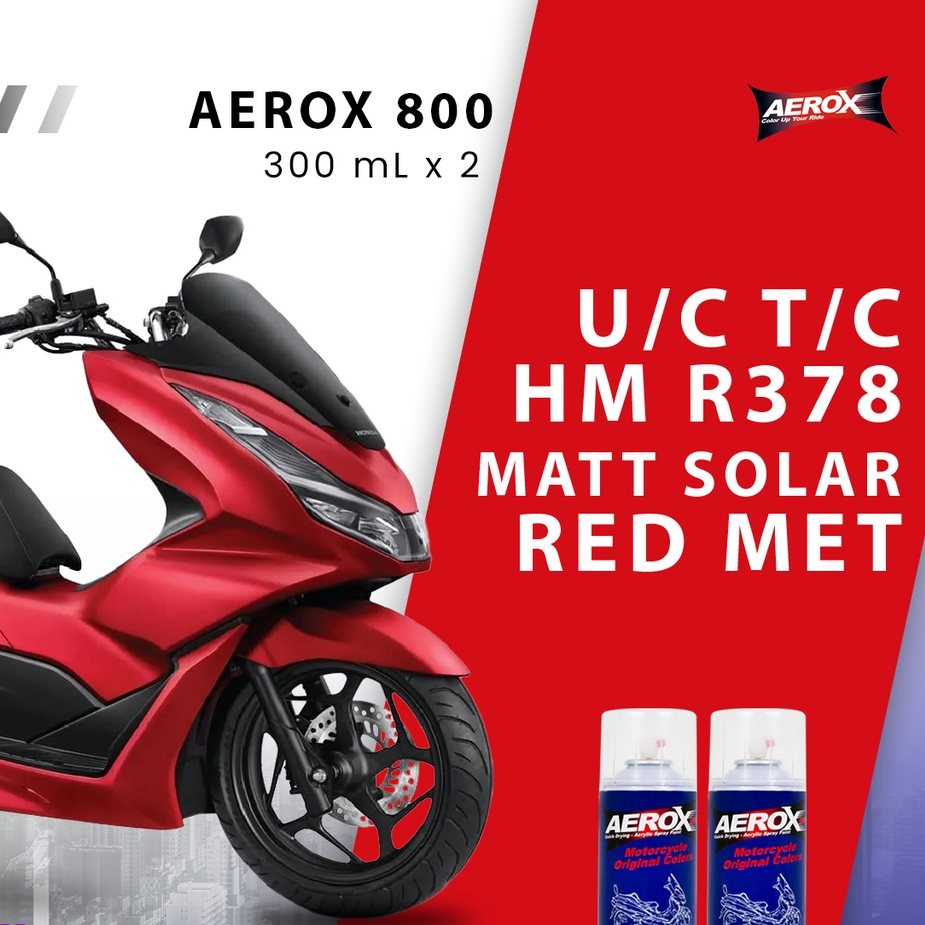 Aerox 800 Cat Semprot - U/C T/C Honda Motor PCX Majestic Red (Merah Doff)
