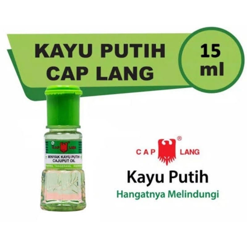 

MINYAK KAYU PUTIH CAP LANG 15ML/30ML/60ML