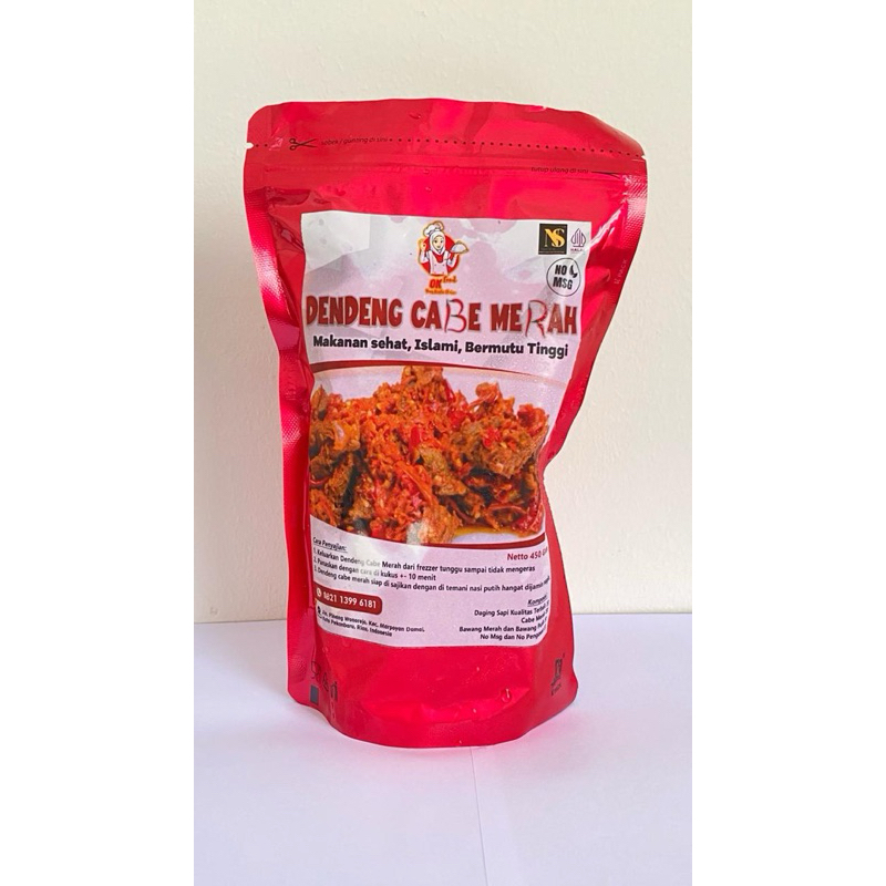 

Frozen Food Rendang Daging sapi dan Dendeng Cabe Merah 450gr