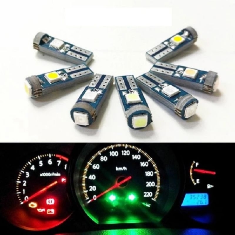 Lampu led T5 cob spedometer