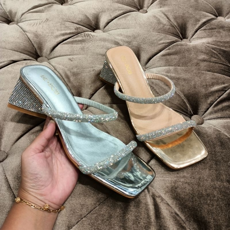 sandal heels wanita BEBOB