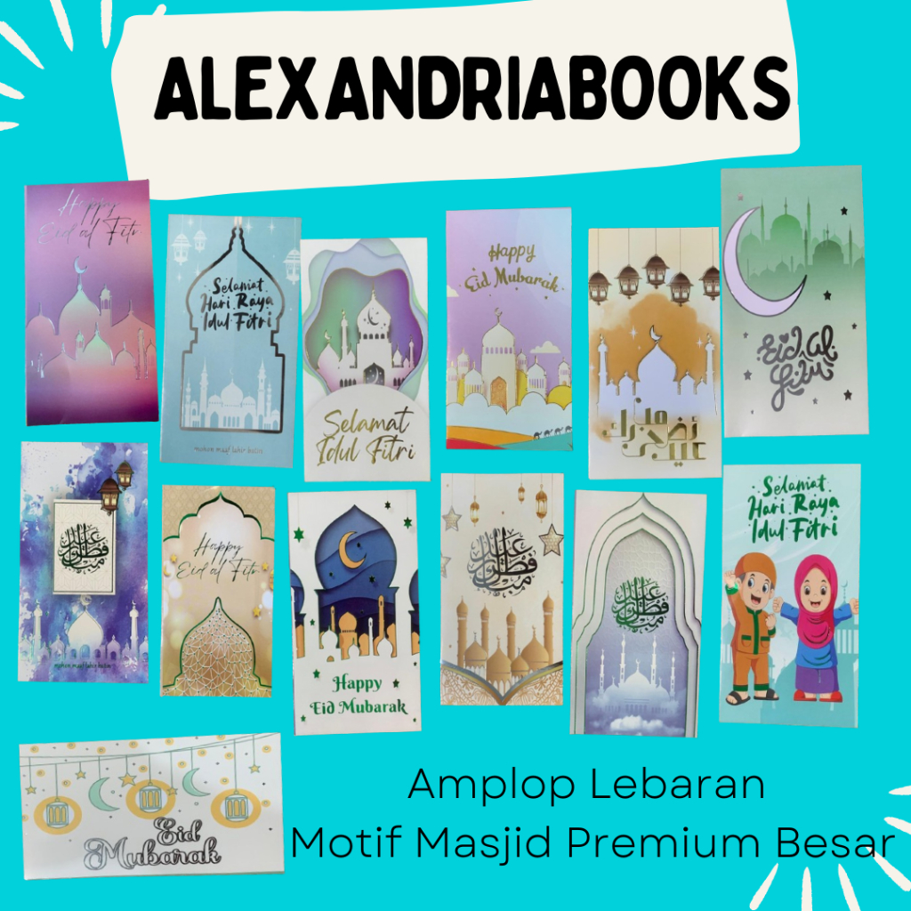 

Amplop THR Lebaran / Angpau THR Lebaran Motif Masjid Premium Ukuran Besar