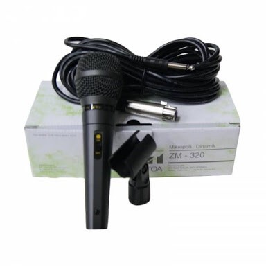Mic Microphone Toa ZM320 ZM 320 Mic Kabel Toa Original