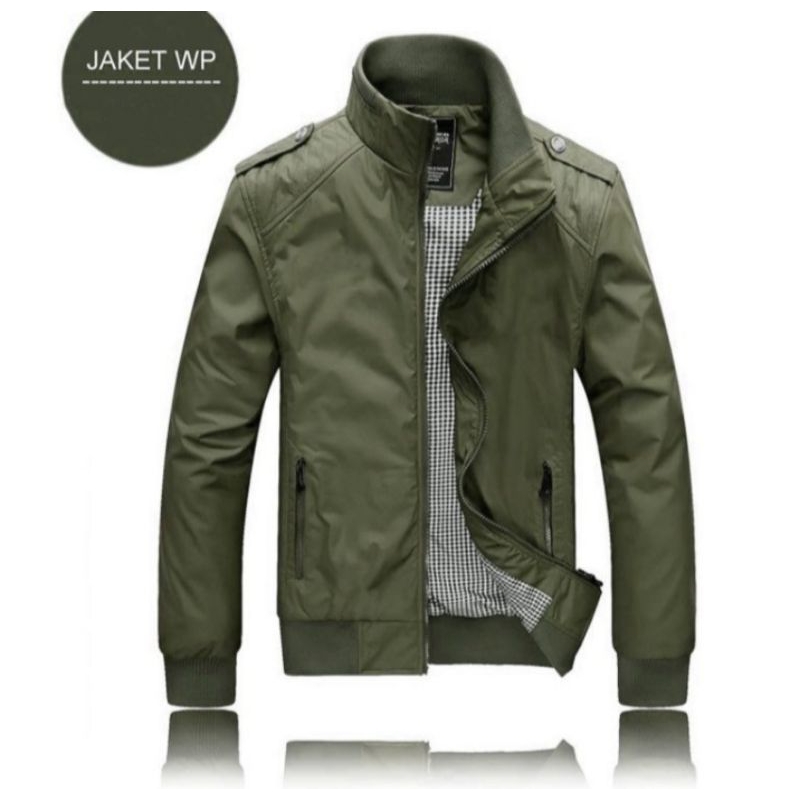 Jaket Harrington Smith bomber polos pria