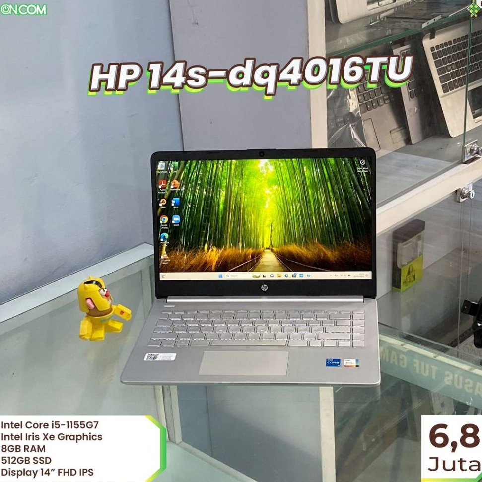 HP 14s-dq4016TU - Intel Core i5-11 -  Garansi Resmi Agustus 2025